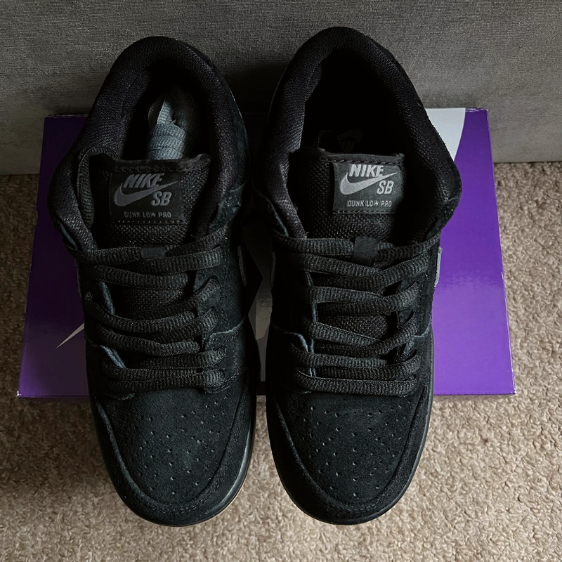 Black Nike SB Dunk Low Fog