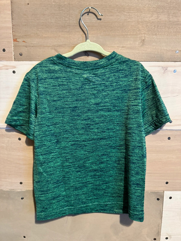 4T Champion Green with Navy Heathered T-Shirt 2