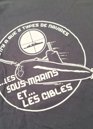 French Nuclear Submarine Perle Shirt, marca: perle, estado: Muito bom, tamanho: L, €30.00, €32.20 inclui Proteção do Comprador