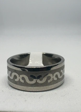 Bague argentée motif vague sinueuse, état: Neuf sans étiquette, taille: 16,9 mm, 3,30 €, 4,17 € Protection acheteurs (Pro) incluse