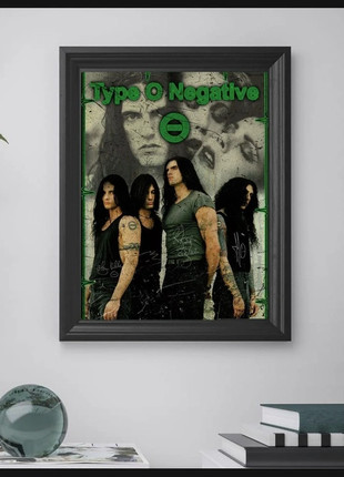 Poster con cornice "Type O Negative", état: Neuf sans étiquette, 13,00 €, 14,35 € Protection acheteurs incluse