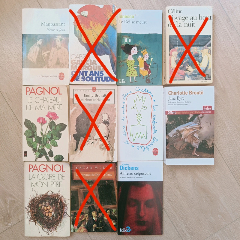 Lot livres littérature classiques 1