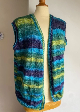 Gilet sans manches Tricoté main, brand: Vintage, condition: Very good, size: L / 40 / 12, €18.00, €19.60 includes Buyer Protection