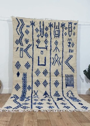 Tapis Berbère Azilal en Laine | Tapete Berbere Azilal de Lã Criação Artesanal de Marrocos, brand: Fabrication Artisanale, condizioni: Nuovo senza cartellino, €259.00, €272.65 include la Protezione acquisti
