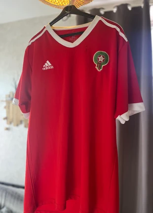 Maillot du Maroc – Rouge – Taille XXL (équivaut à XL/L selon coupe), marque: Football, état: Satisfaisant, taille: XL, 4,00 €, 4,90 € Protection acheteurs incluse