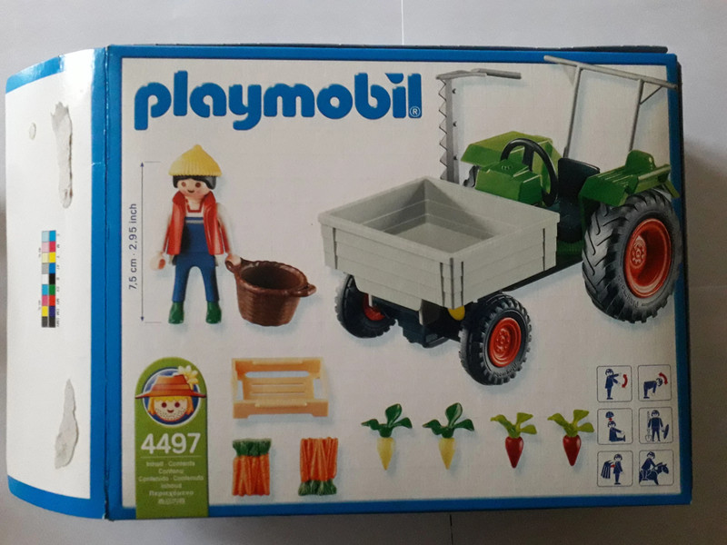 Playmobil - Fermière / tracteur faucheuse