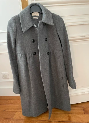 Manteau Ba&sh gris taille 0, marca: Ba&sh, estado: Novo sem etiquetas, tamanho: XS / 34 / 6, €59.00, €62.65 inclui Proteção do Comprador