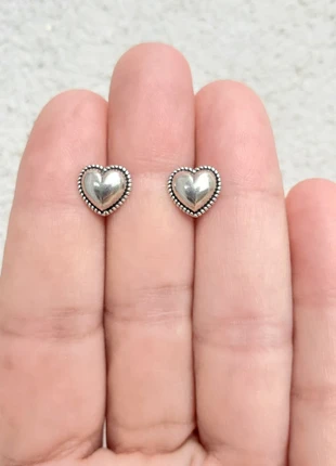 🌺 Tendance Style Vintage Boucles D'oreilles Cœur en Argent S925, état: Neuf sans étiquette, 15,50 €, 16,98 € Protection acheteurs incluse