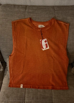 Graine waffle sleeveless Top overdyed terracotta burnt orange M, marke: Graine, zustand: Neu, mit Etikett, größe: M / 38 / 10, 28,00 €, 30,10 € inklusive Vinted-Käuferschutz