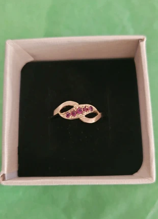 Bague infini dorée + pierres, zustand: Sehr gut, größe: 58.1 mm / 18.5 mm Ø, 10,00 €, 11,20 € inklusive Vinted-Käuferschutz