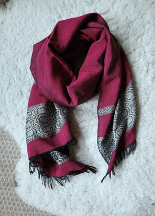 Traditioneller gewebter Schal in Weinrot aus Äthiopien, condizioni: Nuovo senza cartellino, €15.00, €16.45 include la Protezione acquisti