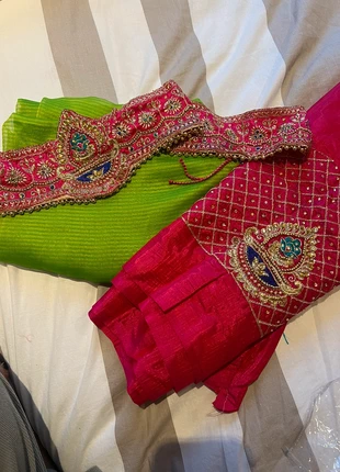 Saree neuf avec blouse et ceinture, brand: saree, condizioni: Nuovo con cartellino, taglia: Taglia unica, €18.00, €19.60 include la Protezione acquisti