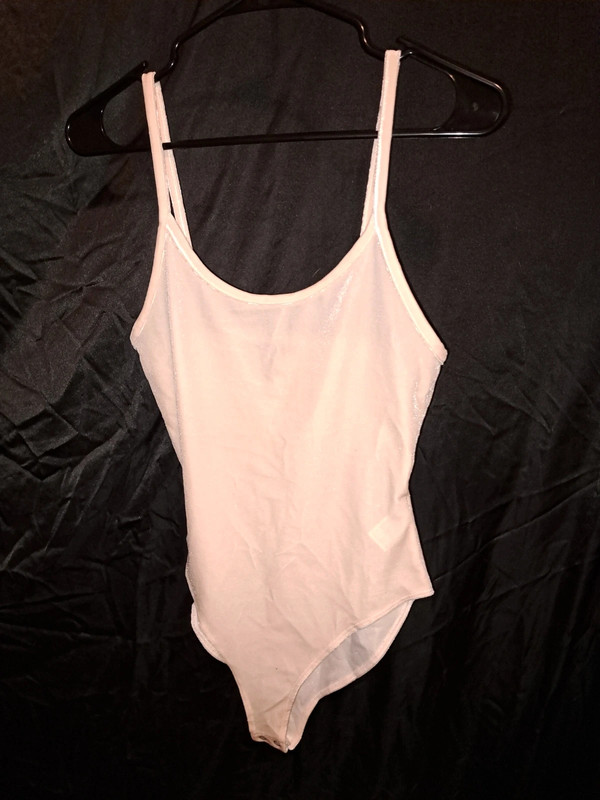 Peach Velvet Body Suit 1