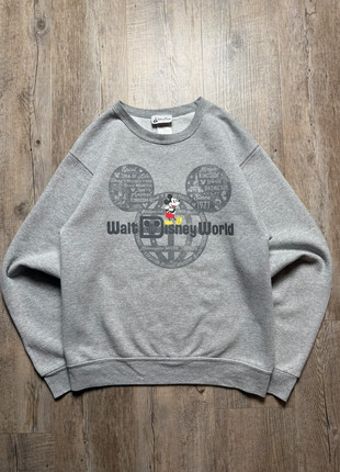 Sweat-shirt vintage crewneck Disney World gris taille S, brand: Disney, condizioni: Buone, taglia: S, €12.90, €14.25 include la Protezione acquisti