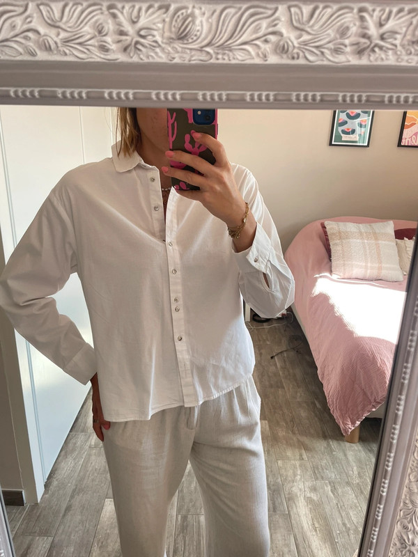 Chemise blanche oversize 3