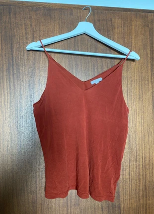 Rostfarbenes Top, merk: H&M, staat: Goed, maat: S / 36 / 8, € 1,50, € 2,28 inclusief Kopersbescherming