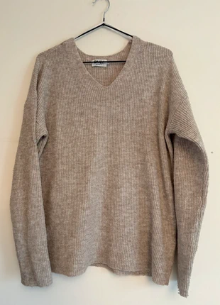 Pull maille beige / pull femme beige M / pull col V beige / pull beige femme, marque: ONLY, état: Très bon état, taille: M / 38 / 10, 8,00 €, 9,10 € Protection acheteurs incluse