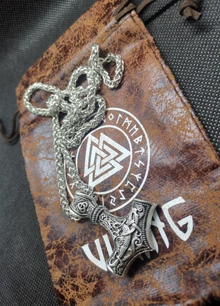 Collier viking mjolnir marteau de thor bijoux nordique, condizioni: Ottime, €19.00, €20.65 include la Protezione acquisti Pro
