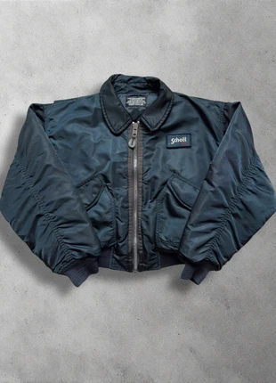 Bomber Schott Vintage Crop Type CWU-R 🦅, marca: Schott, estado: Muy bueno, tamaño: M, 160,00 €, 168,70 € Protección al comprador Pro incluida