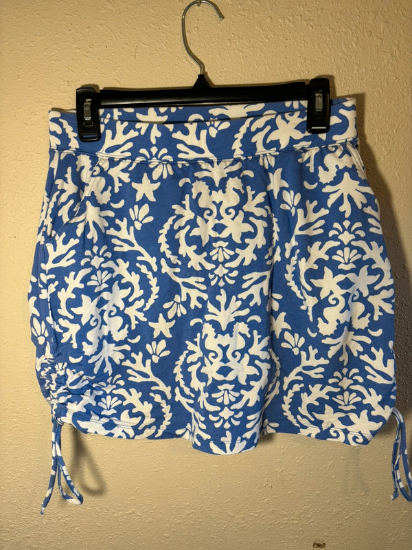 Blue and white skirt 1