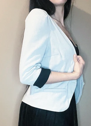 Le blazer classique crème avec doublure noire, brand: An'ge, condition: Very good, size: S / 36 / 8, €4.00, €4.90 includes Buyer Protection