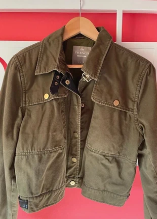 🌸Chaqueta detalle cuero, marque: Blanco, état: Très bon état, taille: M / 38 / 10, 9,00 €, 10,15 € Protection acheteurs incluse