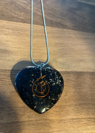 Orgonite heart necklace, brand: Crystal, condition: New without tags, €10.00, €11.20 includes Buyer Protection