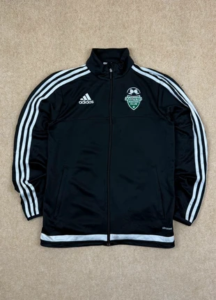 Adidas Three Stripe Climacool Black Soccer Training Tracksuit Full Zip Hoodie Training Top Small, brand: adidas, condition: Good, size: S, £9.99, £11.19 includes Buyer Protection