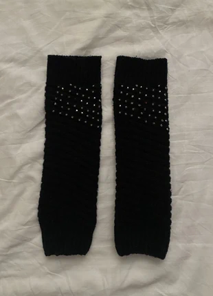 Guanti lunghi neri, aperti / Long black gloves, fingerless /Gants longs noirs /Guantes largos negros, marca: Vintage Dressing, estado: Muito bom, tamanho: S, €5.50, €6.48 inclui Proteção do Comprador