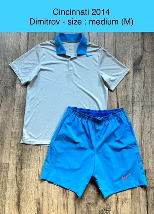 Cincinnati 2014 - tenue de tennis Nike - taille M - Dimitrov, merk: Nike, staat: Heel goed, maat: M, € 79,99, € 84,69 inclusief Kopersbescherming Pro