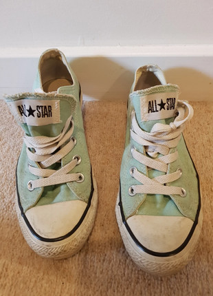 Mint green 2025 converse shoes