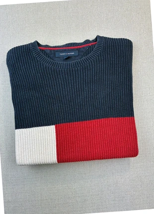 pull léger col rond Tommy Hilfiger multicolor sweater casual chic élégant M crewneck, marke: Tommy Hilfiger, zustand: Sehr gut, größe: M, 26,60 €, 28,63 € inklusive Vinted-Käuferschutz