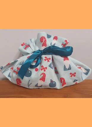 🎀 Peti Pochon / Sac à cadeau  26 x 14 cm 🎁,  Neuf en tissu, fabrication artisanale🪡🧵, marque: Fabrication Artisanale, état: Très bon état, 2,00 €, 2,80 € Protection acheteurs incluse