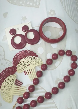 Juego accesorios de flamenca, estado: Muito bom, €5.00, €5.95 inclui Proteção do Comprador