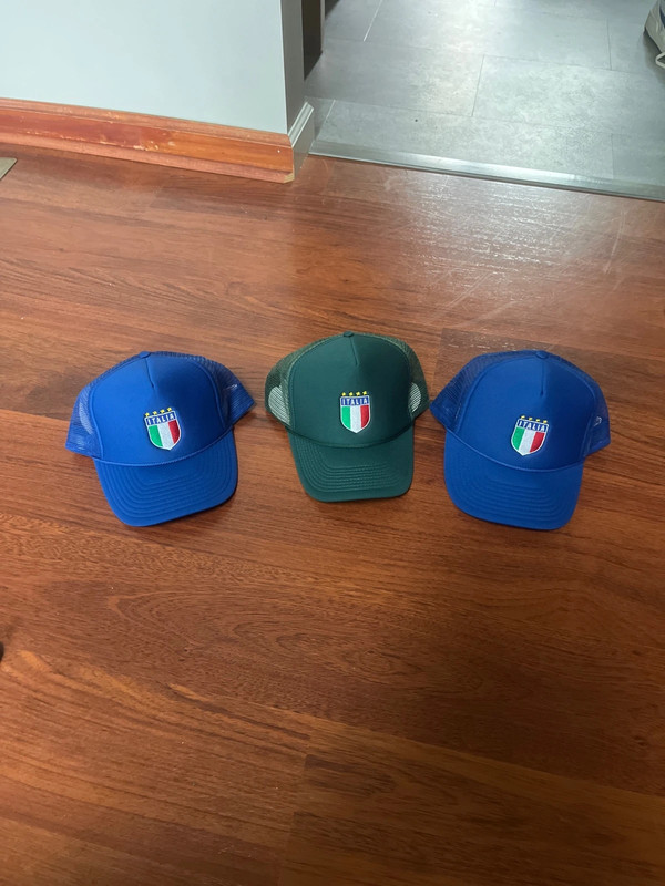 Set 3 caps Italy italia trucker hats 1