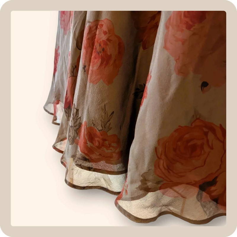 #Gonna seta #46IT #42EU #Blunauta #silk #skirt 5