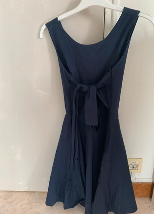 robe bleu marine nouée au dos, brand: Vintage, condition: Very good, size: S / 36 / 8, €12.00, €13.30 includes Buyer Protection