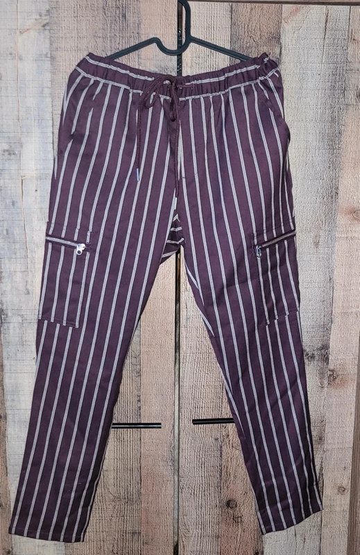 Striped clearance smart trousers