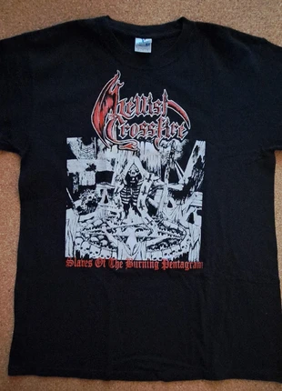 Hellish Crossfire shirt, merk: Yazbek, staat: Heel goed, maat: L, € 25,00, € 26,95 inclusief Kopersbescherming