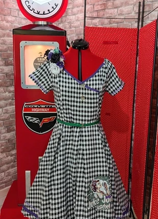 Robe Pin up Jezebel's Jive, brand: Pin Oups Company, condition: Very good, size: XXL / 44 / 16, €49.00, €52.15 includes Buyer Protection