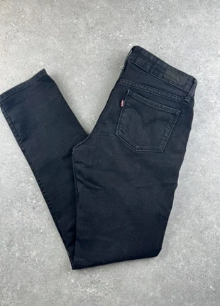 Jean Levi’s Slight Curve Mid Rise Skinny – Femme – Taille W27 L32 (Noir délavé), brand: Levi Strauss & Co., condizioni: Ottime, taglia: S / IT 40 / EU 36, €15.00, €16.45 include la Protezione acquisti