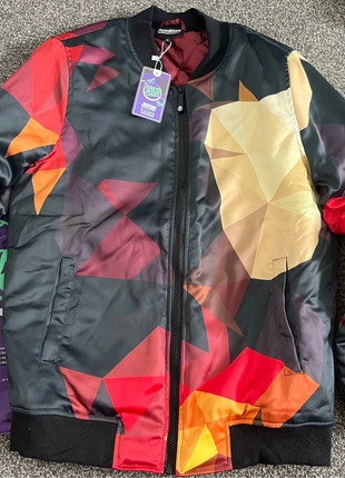 Fresh Hoods Geometric Tiger Bomber Jacket