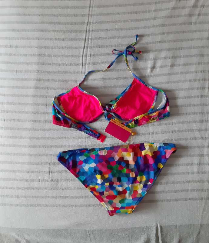 Bikini colorido, novo com etiqueta, marca Green Coast 3