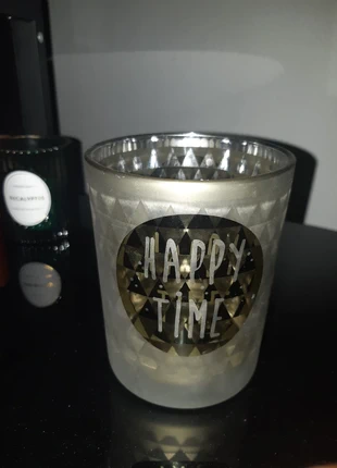 Joli bougeoir porte bougie en verre trompé doré, brand: Maisons du Monde, condizioni: Nuovo senza cartellino, €6.00, €7.00 include la Protezione acquisti