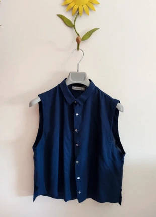 Camicia Canotta cropped Pull&Bear, brand: Pull & Bear, condizioni: Ottime, taglia: S / IT 40 / EU 36, €4.00, €4.90 include la Protezione acquisti