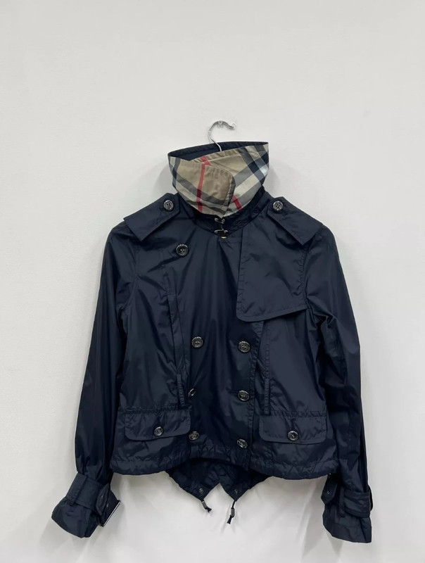 Navy Burberry Jacket 3