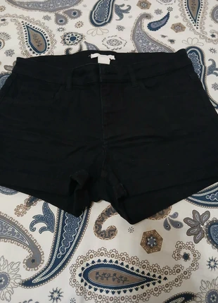 Shorts neri denim XS, marque: H&M, état: Très bon état, taille: XS / 34 / 6, 3,00 €, 3,85 € Protection acheteurs incluse
