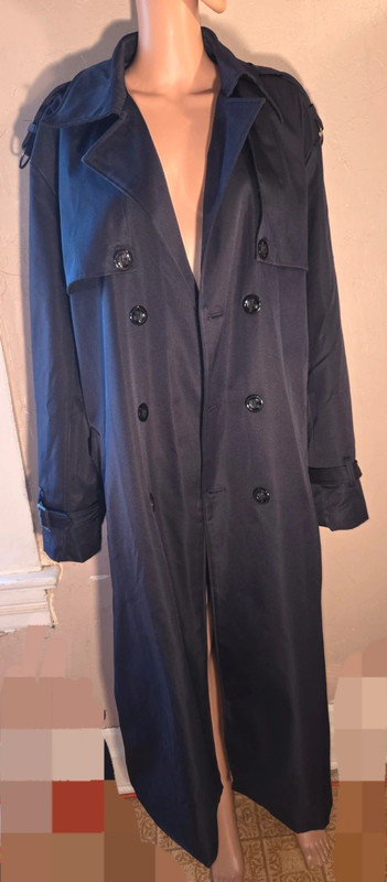 Navy Trench Coat 1