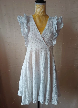 Robe broderie à l’anglaise, marca: Shein, estado: Muy bueno, tamaño: S / 36 / 8, 4,69 €, 5,62 € Protección al comprador Pro incluida