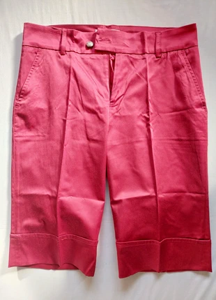 Bermudas, calças curtas, capri pants, cintura descida, vermelho, vintage anos 2000, marca: Local, estado: Muy bueno, tamaño: L / 40 / 12, 2,00 €, 2,80 € Protección al comprador incluida